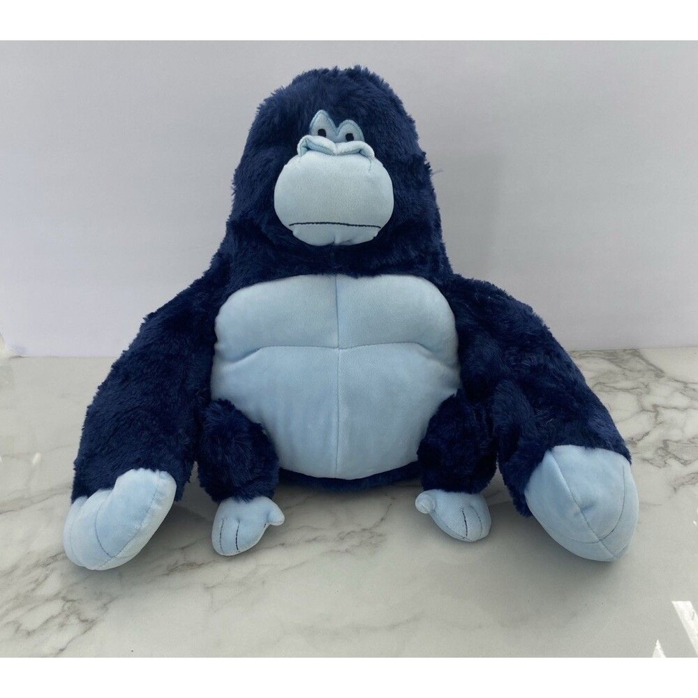 Gigglescape Whimsical Blue Gorilla 12" Plush Stuffed Animal Toy